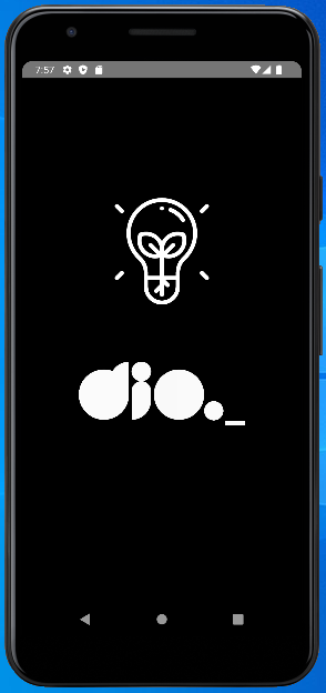 Screenshot do React Native Flashlight