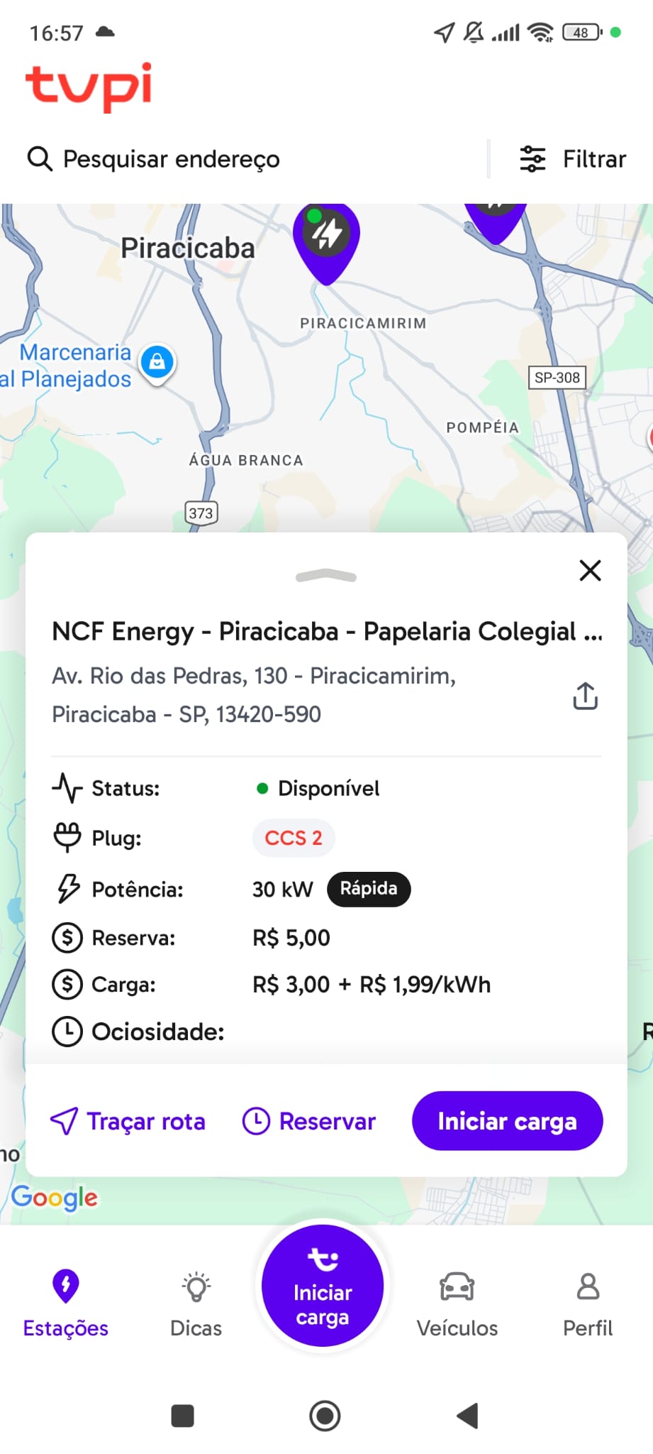 Screenshot do App Tupi Mobility